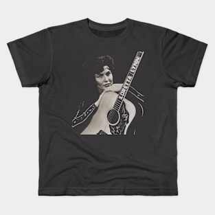 Loretta Lynn Retro Country Music Legend Tribute Kids T-Shirt